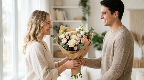 Как подарить девушке цветы: лайфхаки для мужчин