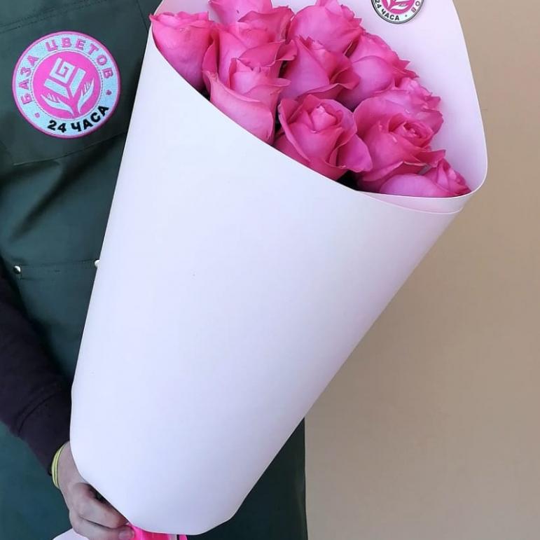 Букеты из розовых роз 70 см (Эквадор) (код: 29744)