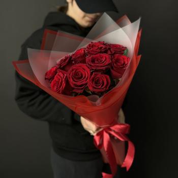 Эквадорская красная роза 40 см