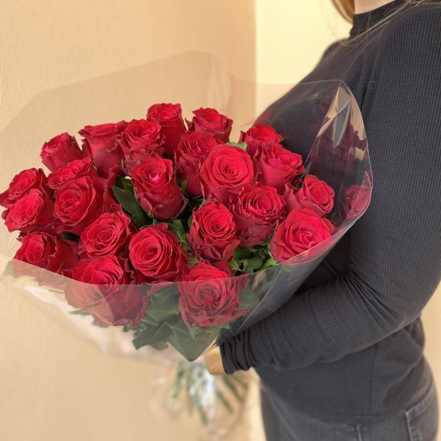 Эквадорская красная роза 50 см