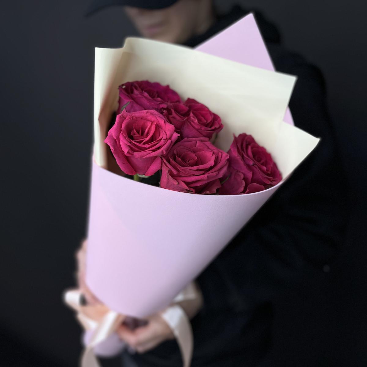 Роза розовая (Эквадор) 40 см